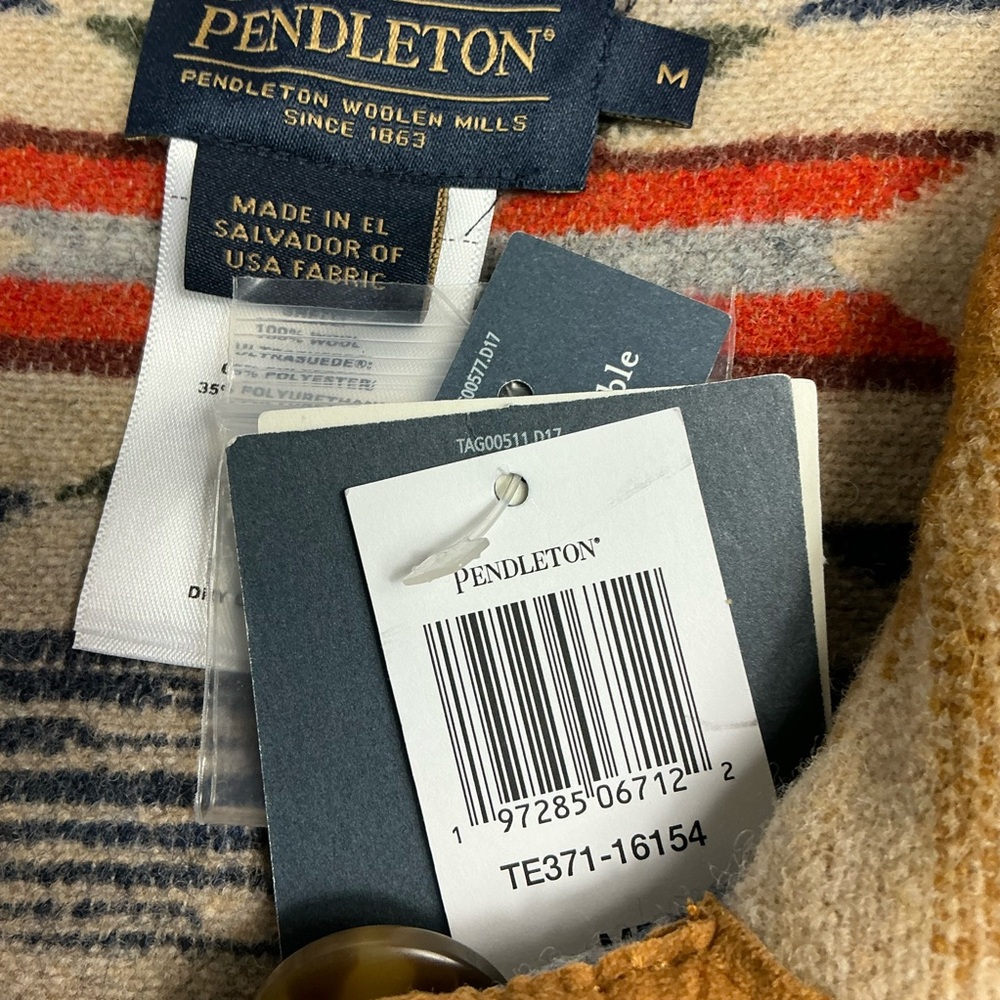 NWT Pendleton Wool Wyeth Falls reversible Multico… - image 4